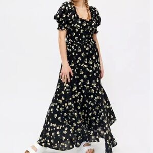 Sister Jane Tie Back Maxi Prairie Dress